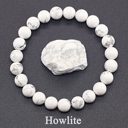 Tier-oog Natuurlike Kristal Armband Vir Mans En Vroue