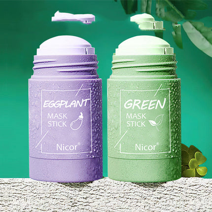 Reinigende Groen Tee Masker Kleistok Olabeheer Anti-Aknee Whitening Seewier Masker Velversorging