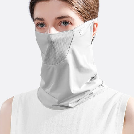 Summer Face Cover Face Scarf Balaclava UV Protction Earloop Neck Gaiter Breathable Outdoor Sports Women
