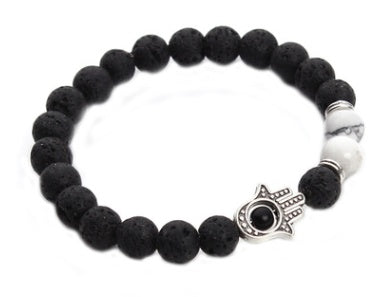Heelal Sterrestelsel Agt Planete Sonnestelsel Voogster Natuursteen Krale Armband