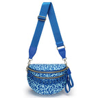 Blue Leopard Print