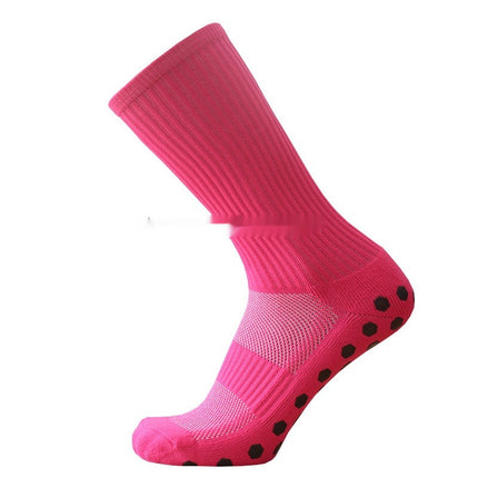 Solid Color Professional Competition Soccer Socks Magical Socks Hexagonal Friction Film