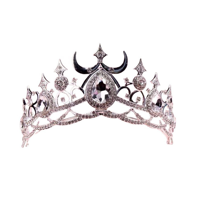 Slank en Elegante Kroon Bruidshaarstuk
