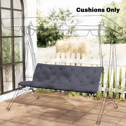 59" X 38" Geknoopte Bankkussing Vir Buitemeubels, 3-Siter Vervanging Vir Swingsitplek, Patiobank, TIKTOK Verbied Verkope