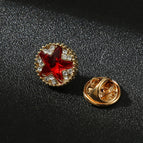 pentagram goud rooi / PT900