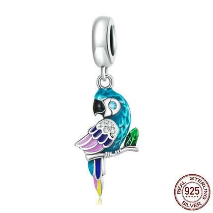 Natural Animal S925 Sterling Silver Ornament Wholesale Beaded Female Accessories