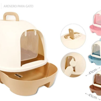 Fully Enclosed Cat Litter Box