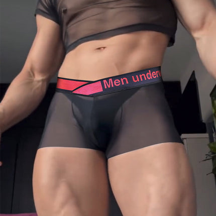 Sexy Gradient Laser Low Waist Modal Comfortable Breathable Men's Underwear