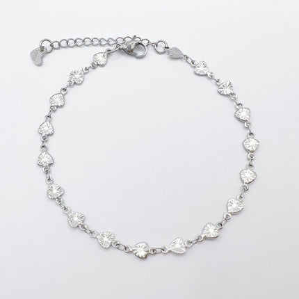 European And American Style Fashion Special-interest Stainless Steel Anklets Love Anklet Multi-style Ins