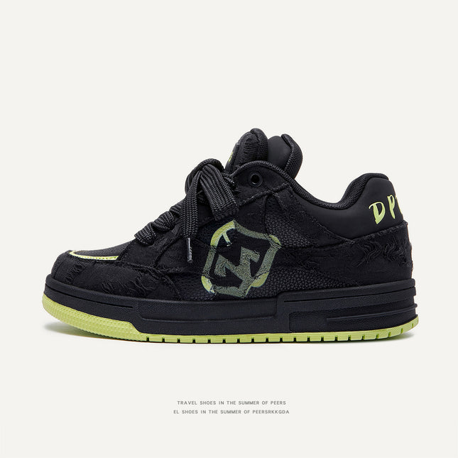 Women's Creative All-match Printed Flat Sneakers