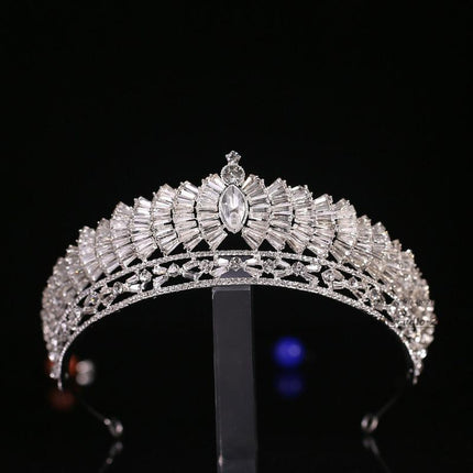 Nuwe Japannese En Koreaanse Trou Rhinestone Allooi Knoop Trou Kroon