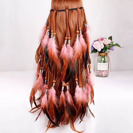 Vroue Boho Mode Veer Hoofband Ornament