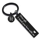 Letter H Tag Keychain