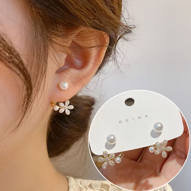 Women's Flower Elegant High-grade Earrings Summer