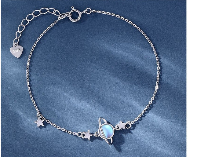 Moonstone Planet Bracelet New Women's Korean Version