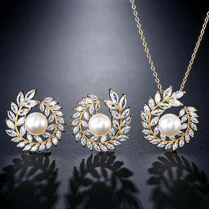 Stel Ornament Versierings Van Kettings Vroulike Temperament