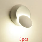 White 3pcs / Warm light