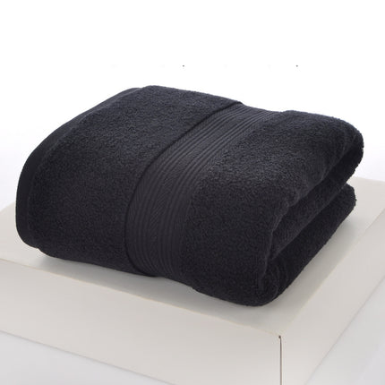 Household Portable Pure Color Simple Cotton Bath Towel