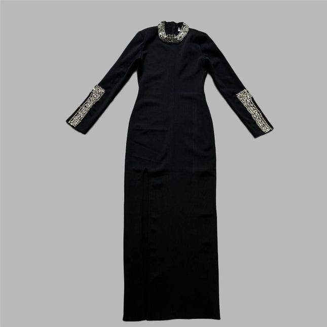 Basic Retro Elegance Bandage Dress