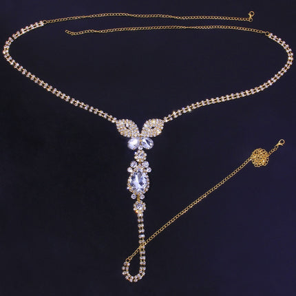 Nuwe Strass Vlinder Broekie Ketting Modieus Sexy