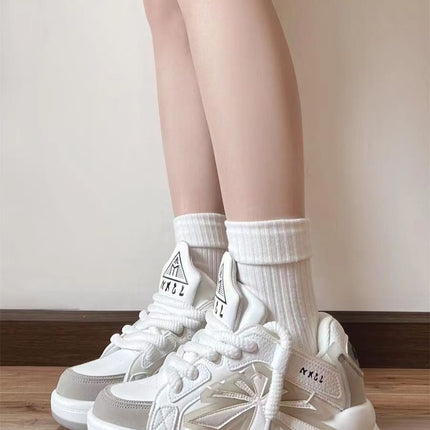 Niche Bread Korean Style Thick Bottom Heightened Daddy Shoes