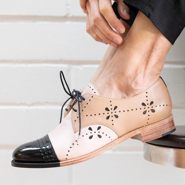 Round Head 40-43 Assorted Colors Low Heel Burnt Flower Casual Pumps Women