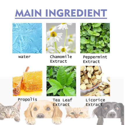 Yegebang Cat And Dog Teeth Cleaning Spray Pet Oral Cleaning Deodorizing Fresh Breath