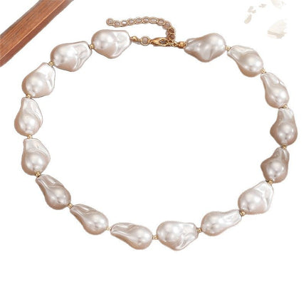 Baroque Fashion Versatile Irregular Niche Minimalist Collarbone Chain