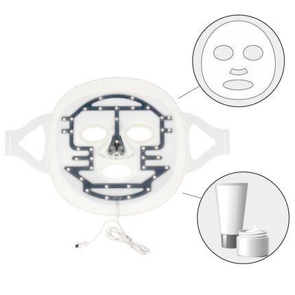 LED Masker Instrument Silikoon Foton Skoonheidsinstrument Aknee Skoonheidsmasker