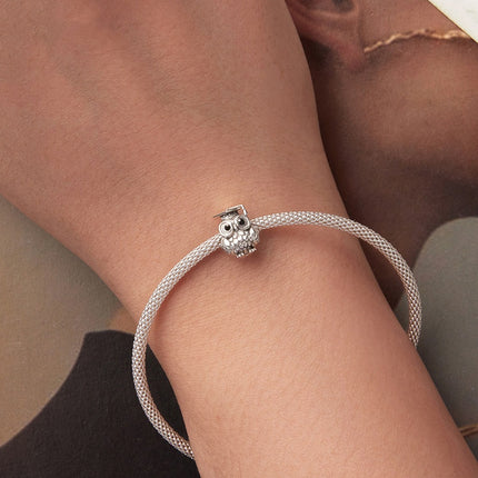 Graduation Season Wisdom Owl Selfdoen Krale S925 Silwer Kraal
