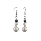 Snowman Ear Studs
