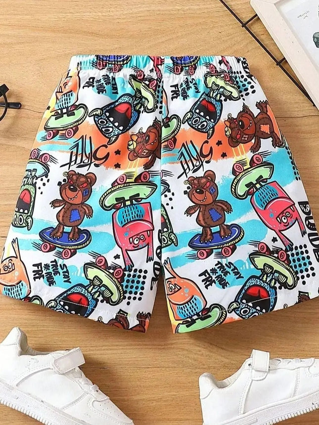 Fashion 3D Digital Printing Beach Pants Men