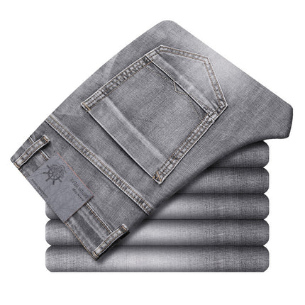 Men's Straight Stretch Casual Jeans
