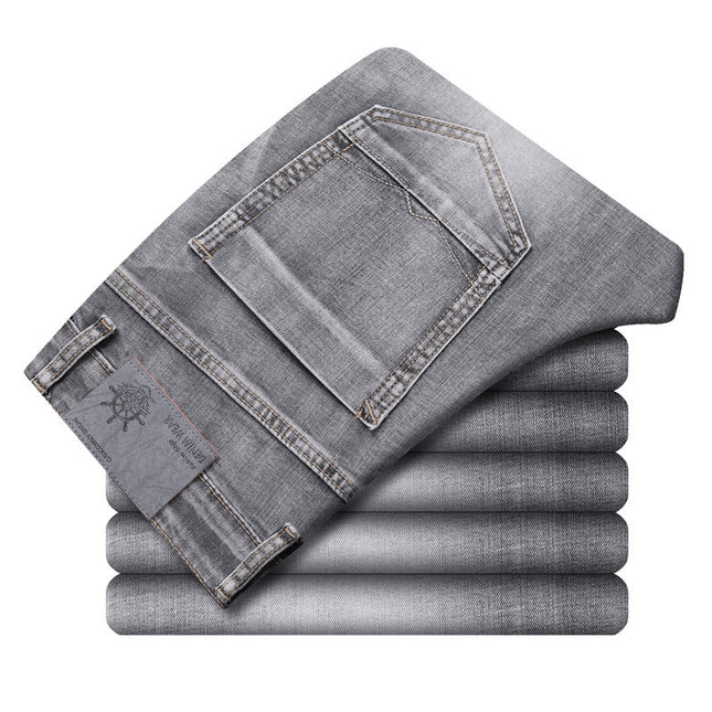 Men's Straight Stretch Casual Jeans
