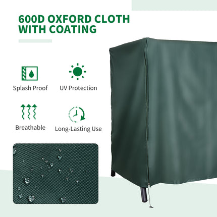 Groot buite-swingsitplekbedekking vir jou tuin- en patio-meubels. Beskerm teen wind, UV-strale en water.