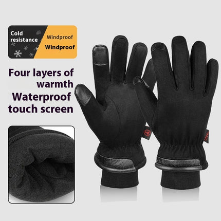 Fashionable Warm Hiking And Climbing Ski Gloves