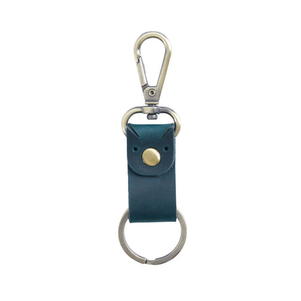 Leather Car Retro Cowhide Key Ring