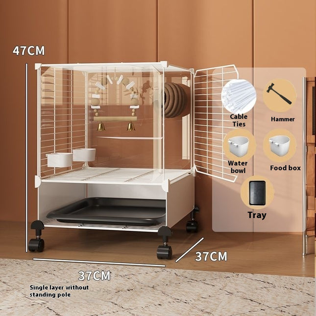 Large Household Luxury New Villa Bird Cage