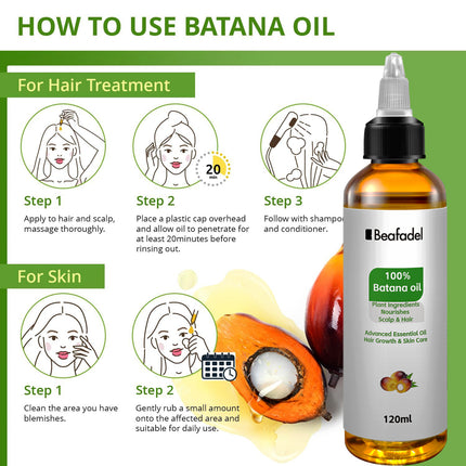 Batana-olie 120 ml Haarversorging Essensiële Olie