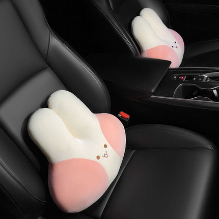 Cartoon Car Headrest Rabbit Pillow Interior