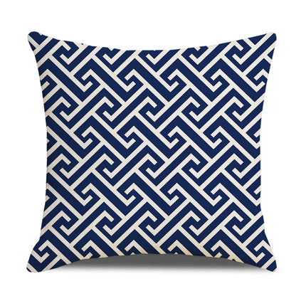 Oorgrens-kussingsloop Eenvoudige Geometrie Warmverkope Linne Kussingsloop Sofa Kussing Huishoudelike Items