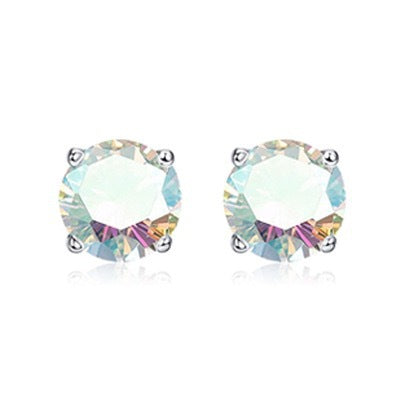 Double-headed Zircon Puncture Internal Thread Titanium Alloy Navel Stud