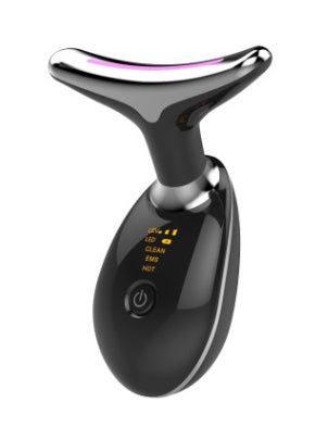 EMS Termiese Neklig en -verstrakking Masseerder Elektriese Mikrostraler Rimpelverwyderaar LED Foton Gesig Skoonheidsapparaat Vir Vroue