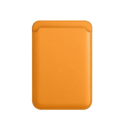Vir Magsafe Magnetiese Luukse Leer Kaarthouer Beursiehouer Vir 14 Pro Max 13 12 Telefoonsak Adsorpsie Bykomstighede Omslag