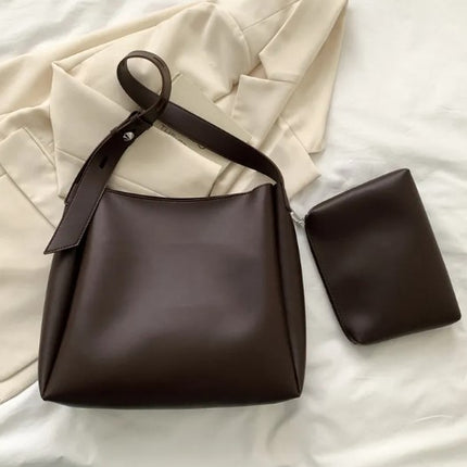 LEFTSIDE Fashion Leather Tote Bag