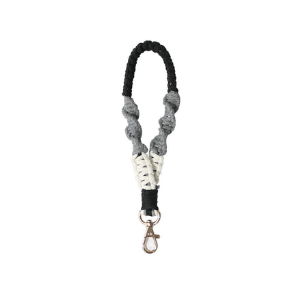 Creative Color Cotton String Woven Keychain Simple Cute Girl Style