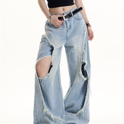 American Retro Hot Girl Design Jeans