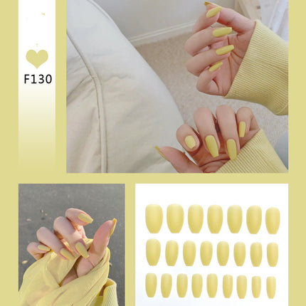 Nail Art Scrub Ballet Fake Nails