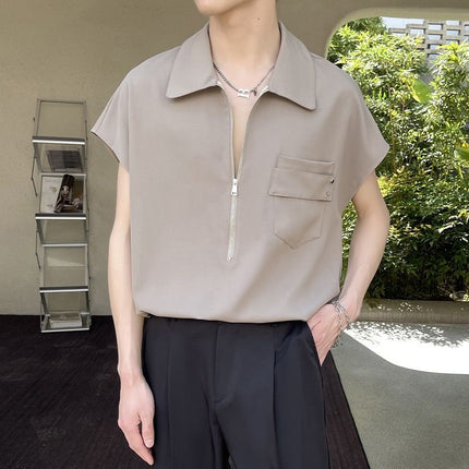 Outer Wear Sleeveless Shirt Thin Casual