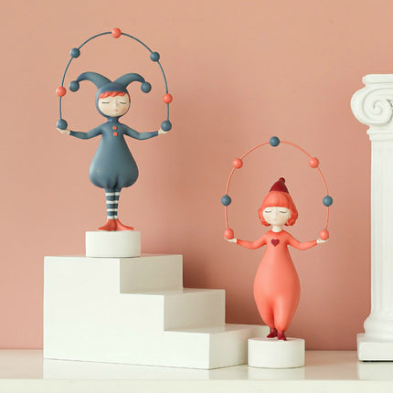 Creative Resin Elf Girl Sculpture Ornaments